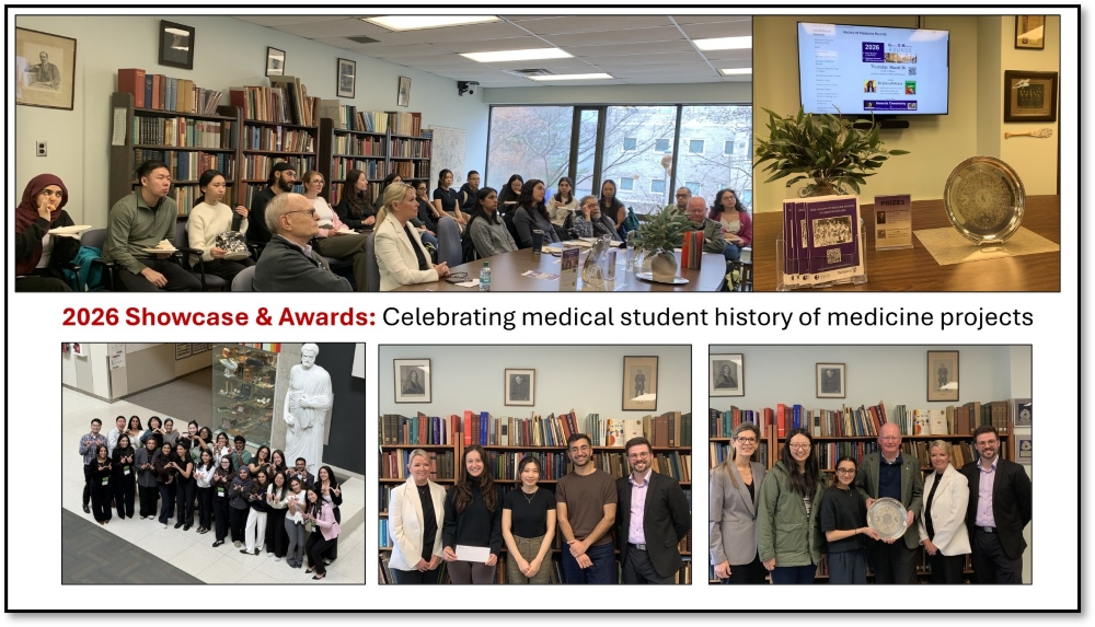 2026 Showcase and Awards: Celebrating Medical Student History of Medicine Projects